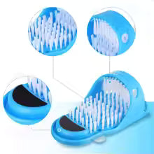 1-4pcs Shower Foot Cleaner Foot Washing Brush Remove Dead Skin With Suction Cup For Bathing Hotels Slippers Home Bathroom Tools
