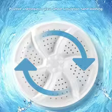 Mini Washing Machine USB Two-way Rotating Turbine Portable Washing Machine For Sock Underwear For Travel Home Business Trip New