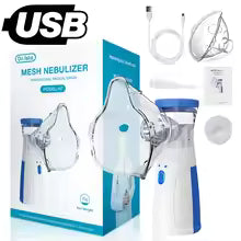 Mesh Portable Nebulizer Machine & Mask for Kids and Adults Mini Inhaler Nebulizer
