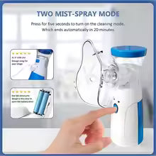 Mesh Portable Nebulizer Machine & Mask for Kids and Adults Mini Inhaler Nebulizer