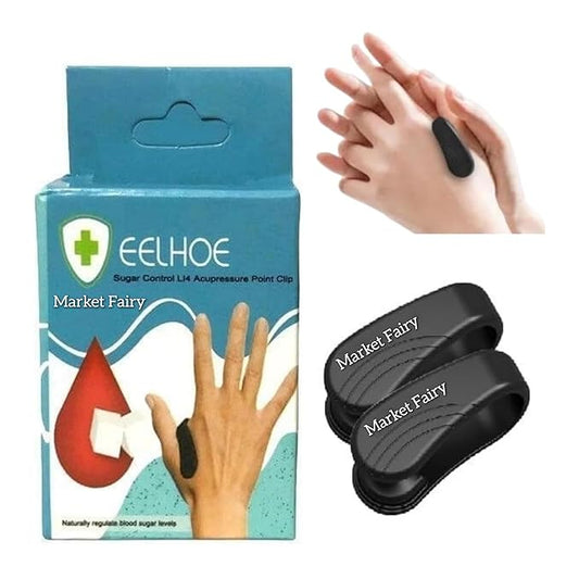 Tiger Point Massage Clip Slimming Headache Migraine Treatment Fatigue Weight Loss Promote Blood Circulation Relief Stress Clipf-Ideal for Diabetes Management | Light Weight (Pack of 2)